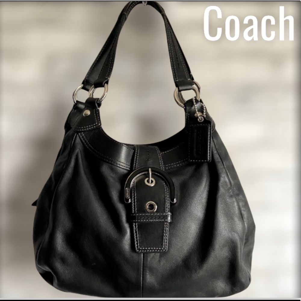 COACH | Lynn Soho Satchel black Leather Sh…